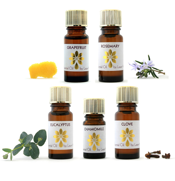 Aromatherapy Starter Kit 2, with 5 Essential Oils