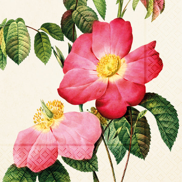 Napkins - Vintage  Rose  Design